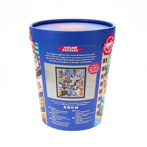 Ridley's: 50 Must-See Musicals Bucket List 1000-Piece Puzzle|Unique Graphics of Popular Broadway Musicals in New York City|Room Décor After Completion|Great Gift for Musical Lovers thumbnail 7