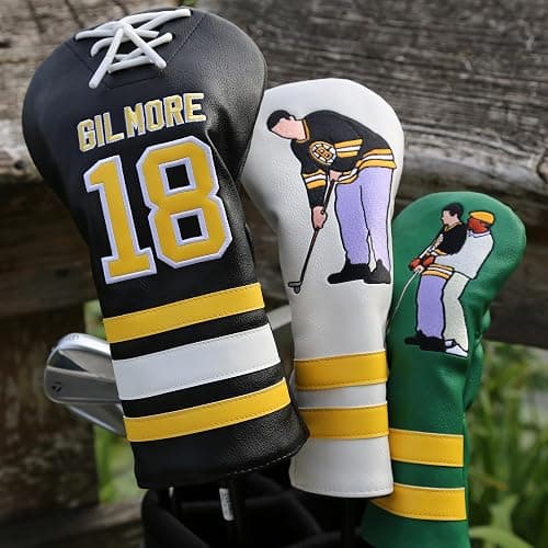Funny Golf Head Covers - Leather Driver Headcover, Fairway Wood, and Hybrid Covers - Inspired Design with Premium Embroidery - Unique Golf Gift & Accessories for Men and Women Golfers thumbnail 2