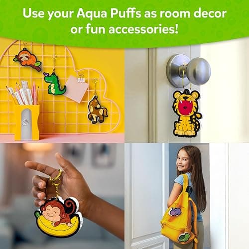 Skillmatics 3D Art Kit - Aqua Puffs Animals, Stocking Stuffers, Paint by Number Craft for Kids, DIY Color & Inflate Activity, Travel & Chirstmas Gift for Girls & Boys Ages 4, 5, 6, 7, 8, 9, 10 thumbnail 7