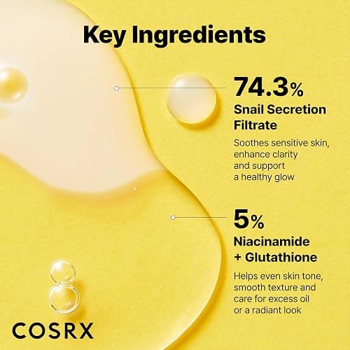 COSRX Snail Mucin 74% + Niacinamide 5% Dual Essence, Anti Aging Face Serum for Dull Skin, Sensitive Skin, Not Tested on Animals, Korean Skin Care, Stocking Stuffers for Women, 2.70 fl.oz / 80ml thumbnail 5