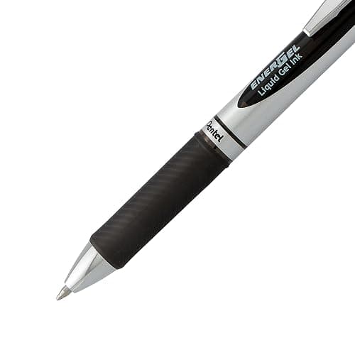Pentel EnerGel RTX Retractable Liquid Gel Pens, (0.7mm), Assorted Colors, Ultimate Writing Pens, Best Writing Pens for Office, School and Journaling, Pack of 12 thumbnail 8