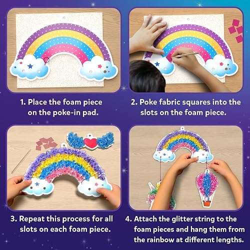 Skillmatics Poke-in Art - Magical Unicorn Dream Decor, Mess-Free Fun for Kids, DIY Wood Craft Kits, Creative Activity, Gifts for Ages 4, 5, 6, 7, 8, 9 thumbnail 6