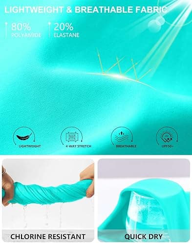 G Gradual Tankini Tops for Women High Neck Swimsuits Swim Top Modest Bathing Suit Swimwear Tank Top only No Bottom thumbnail 6