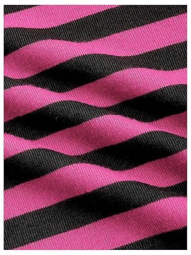 SOLY HUX Womens Y2K Lace Cami Sleeveless Striped Spaghetti Strap Camisole Gothic Babydoll Tops thumbnail 4