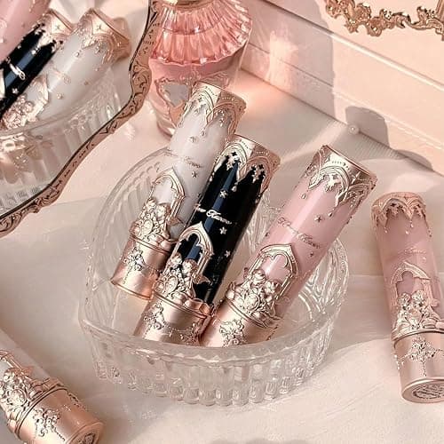 Flower Knows Little Angel Matte Lipstick,Super Soft & Ultra Silky Lip Mud Stick,Long Lasting & Moisturizing Vegan Lip Makeup for Girls&Women,Velvety Pink Finish(C04 Cupid) thumbnail 6