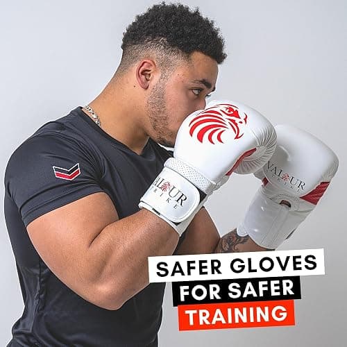 Valour Strike Boxing Gloves for Men & Women | British Family Brand | 8–16oz Training & Sparring Gloves for Boxing, Kickboxing, Muay Thai, MMA & Boxercise thumbnail 5