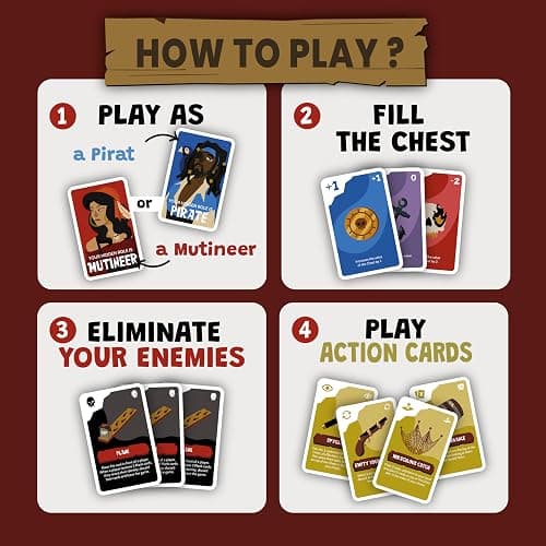 SAVANA Traitors Aboard - Award Winning Secret Identity Party Game - Fun, Bluffing and Betrayal | Easy to Learn, 15-Minute Round | Popular Games for 3-8 Players - Ages 10+ thumbnail 4
