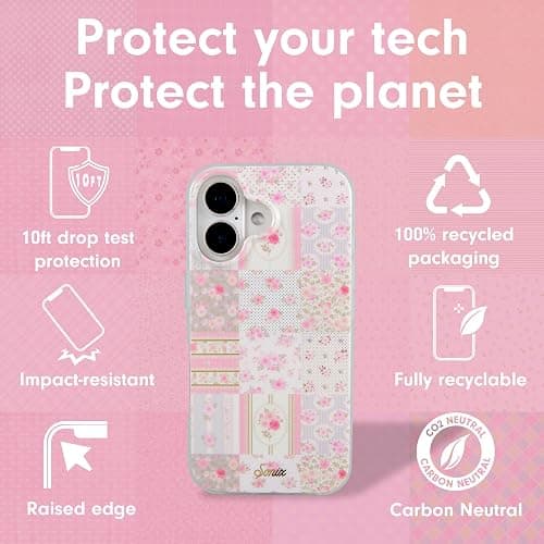 Sonix Case for iPhone 16 Plus | Compatible with MagSafe | 10ft Drop Tested | Patchwork Cottage thumbnail 4