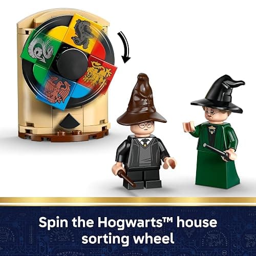 LEGO Harry Potter Hogwarts Castle: Sorting Hat Ceremony Building Toy for Boys, Girls - Pretend Play Set for Kids, Ages 7+ - W/4 Minifigures & Cat Patronus Toy Figure - Gift Idea for Birthdays - 76460 thumbnail 3
