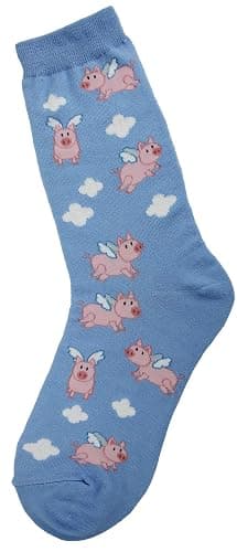 Foot Traffic Women's Novelty Animal Socks, Cute and Comfy Socks, Women's Shoe Sizes 4–10 - Image 1