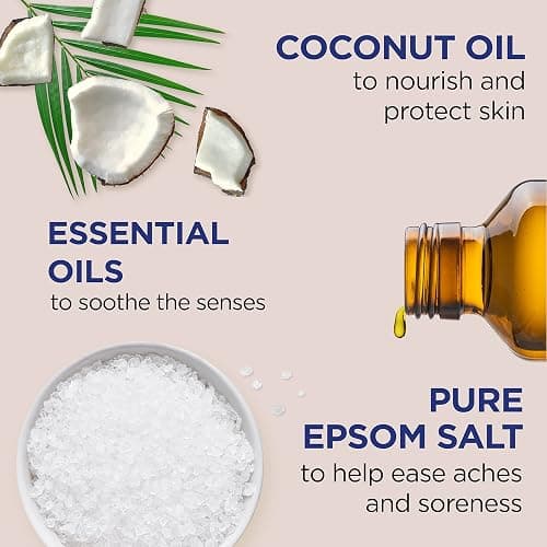 Dr Teal's Salt Soak with Pure Epsom Salt, Nourish & Protect with Coconut Oil, 3 lbs thumbnail 3