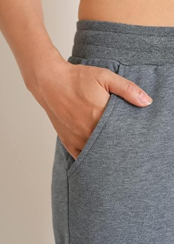 Weintee Women's Petite Joggers Cotton Sweatpants with Pockets thumbnail 4
