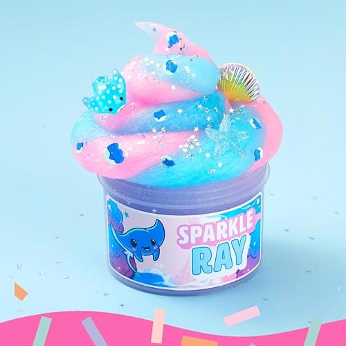 JOYIN Slime Party Favors, Cloudfin Manta Ray Slime - 8 oz., Soft, Non-Sticky, Mess-Free, Stress Relief, and Safe - Toys for Kids Classroom Reward, Boys and Girls Birthday Gifts thumbnail 2