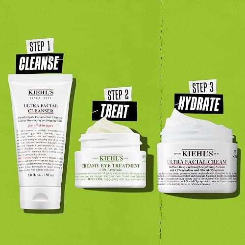 Kiehl's Avocado Eye Treatment, Under Eye Cream for Puffiness and Dark Circles, with Caffeine to Correct Bags, 99% Naturally Derived Non-Toxic Formula thumbnail 7