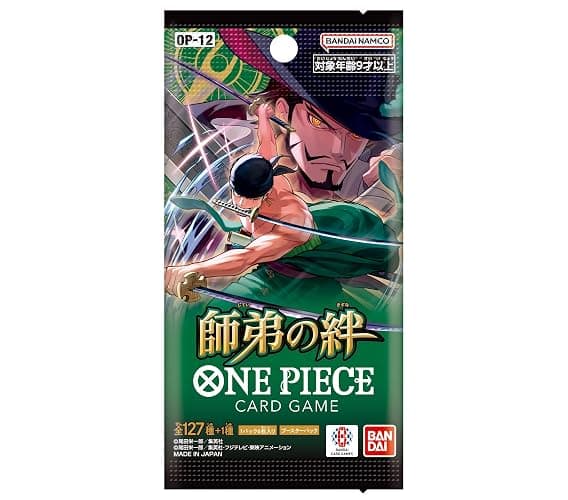 BANDAI ONE Piece Card Game Master and Student Bonds (OP-12) Booster Box (Japanese) - 24 Packs thumbnail 2