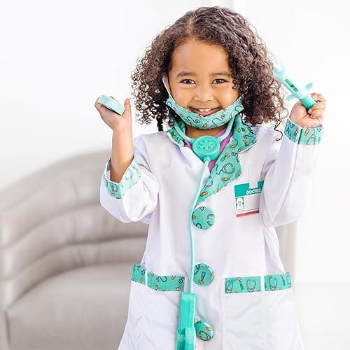 Melissa & Doug Doctor Role Play Costume Dress-Up Set (7 pcs) Frustration-Free Packaging - Frustration-free Packaging thumbnail 3