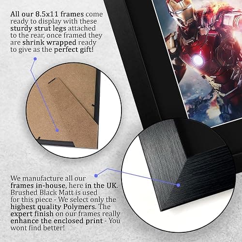 HWC Trading Robert Downey Jr USL Framed Signed Printed Autograph Iron Man The Avengers Print Photo Picture Display - Great Gift Idea - US Letter Size thumbnail 7