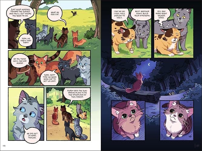 Warriors Graphic Novel: The New Prophecy, Part One of Three: A Full-Color Graphic Novel Adaptation of the Warriors Cats Series thumbnail 3