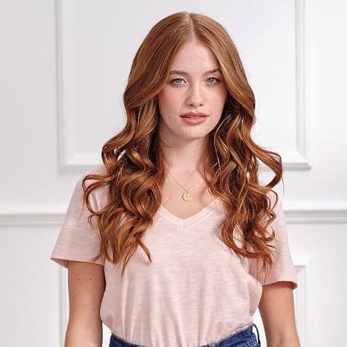 BaByliss Rose-Quartz 25mm Curling Tong - Hair Curler for Natural Waves and Curls, Ceramic, 6 Heat Settings 160°C to 210°C, Pink & Black, C451U - Multicolored thumbnail 2