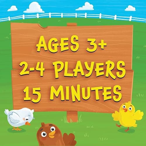 Peaceable Kingdom Count Your Chickens Award Winning Cooperative Counting Game for 2 to 4 Kids Ages 3+ - Premium Play Edition thumbnail 2