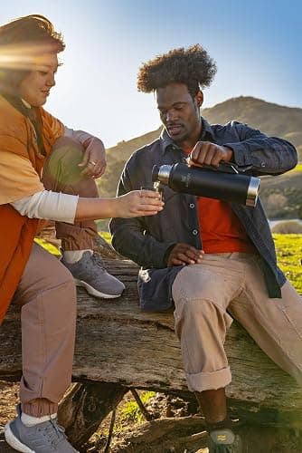 Stanley Classic Legendary Vacuum Bottle 1.5 qt | Wide Mouth with Leakproof Cup Lid | Keep Drinks Hot or Cold | Packable for Travel | Insulated Stainless Steel Thermos | BPA-Free | Hammertone Lilac thumbnail 5