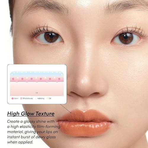 ENTROPY Makeup Glossy Lip Tint – Juicy Glow Line/Non-Sticky Hydrating Lip Gloss Tint, High Shine Finish, Buildable Sheer Color, Lip & Cheek Makeup - Beryl Charm (Soft Mauve Beryl) | glossy lip tint, Non-sticky lip tint, Juicy glow lip gloss thumbnail 9