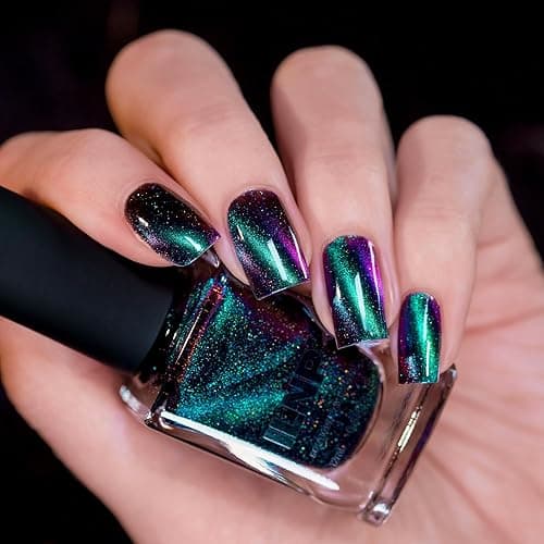 ILNP Deep Space - Teal to Purple Magnetic Holographic Nail Polish thumbnail 5