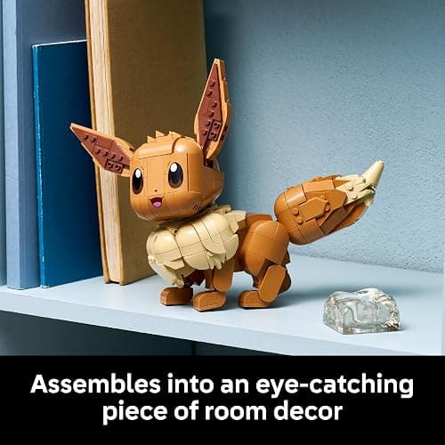 LEGO Pokémon Eevee - Collectible Building Set for Adults, Ages 18+ - Posable Pokémon Figure for Display - Desk, Bookshelf or Home Office Decor - Gift for Men & Women - 72151 thumbnail 6