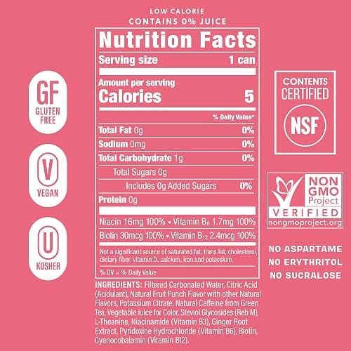 GORGIE Sugar Free Natural Energy Drinks, BestSellers Variety (12 Pack) - Healthy Energy Drinks - Natural Coffee Replacement with Green Tea Caffeine and Biotin - 150mg Caffeine, Vegan, & Low Calorie thumbnail 2