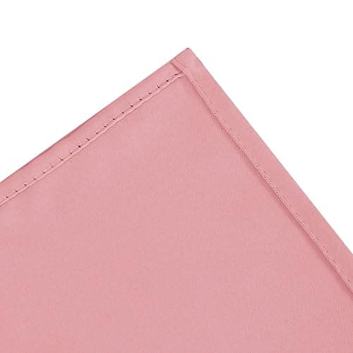 LEMOMO Pink Blackout Curtains/52 x 45 Inch Length Kids Curtains/Set of 2 Panels Grommet Bedroom Curtains for Living Room Curtains thumbnail 8