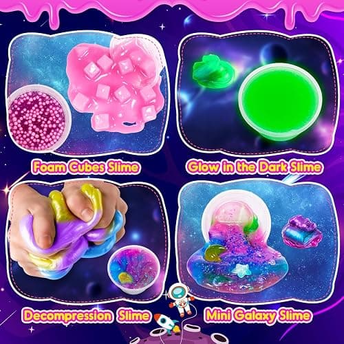 Hapikids Ice Cream Slime Set, Gift for Girls 6-12 Years thumbnail 4