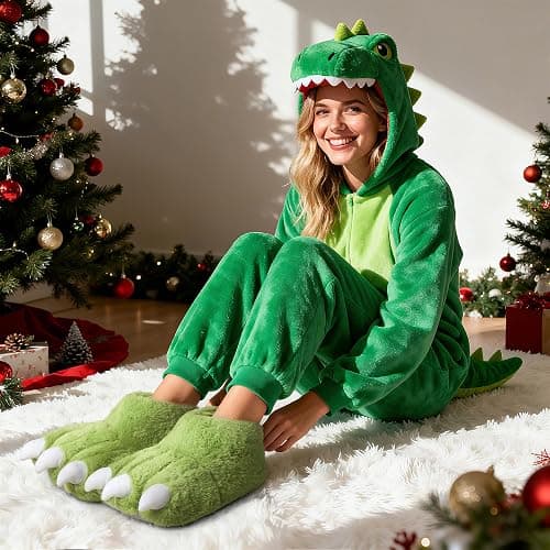 ULTRAIDEAS Unisex Funny Animal Paw Slippers | Funny Claw Design, Unisex, For Adult and Kids, Cute Costume House Shoes thumbnail 2
