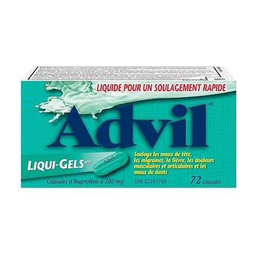 Advil Regular Strength Ibuprofen Pain Relief Liquid-Gels, Fast Acting Pain Relief for Migraine, Arthritis, Back, Neck, Joint, and Muscle Relief, 200mg (72 Count) thumbnail 3