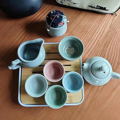 Scizorito Four Seasons Tea Set, Four Color Cup, Tea Set for Traveling in Four Seasons, Suitable for Birthdays, Graduation Ceremonies, Christmas Day thumbnail 6