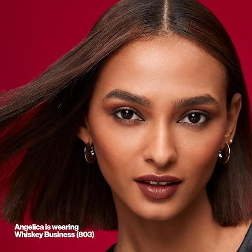 Revlon Super Lustrous Lipstick, Creamy Formula For Soft, Fuller-Looking Lips, Moisturized Feel, 803 Whiskey Business, 0.15 oz thumbnail 10