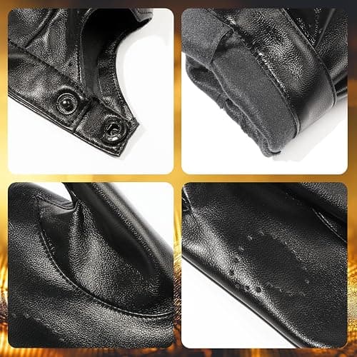 gootrades Punk Fingerless Dance Glove For Women, Jazz Style Glove, PU Leather thumbnail 3