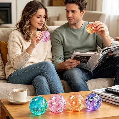 Coconut Oil Squishy, Coconut Oil Slow Rising Squeeze Stress Ball Clear Jelly Bubblegum Texture Coconut Oil Squishy Toy (Pink-A) thumbnail 2