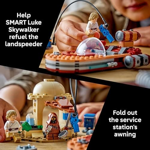 LEGO Star Wars SMART Play: Luke’s Landspeeder - Building Toy for Action Play - Compatible Set with a SMART Tag and 2 Minifigures - Gift for Boys, Girls and Kids Ages 6+ - 75420 thumbnail 4
