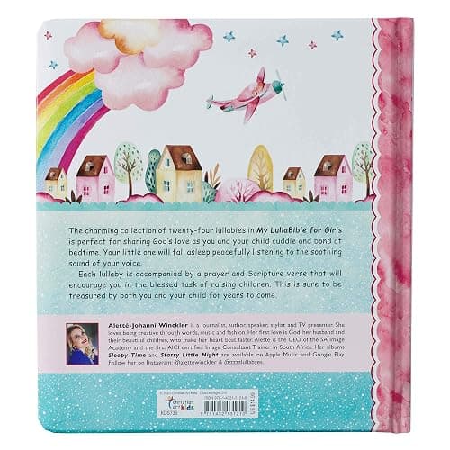 My LullaBible for Girls | Collection of 24 Lullabies for Baby Girls with Scripture | Padded Hardcover Gift Book for Parents, Ages 0-3 thumbnail 2