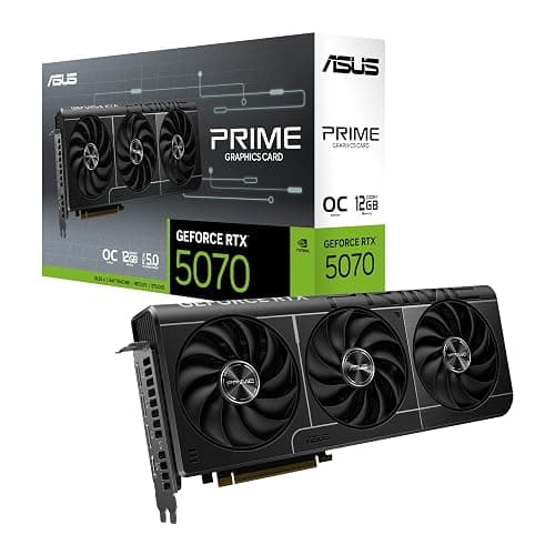 ASUS SFF-Ready Prime NVIDIA GeForce RTX™ 5070 OC Edition Graphics Card (PCIe® 5.0, 12GB GDDR7, HDMI®/DP 2.1, 2.5-Slot, Axial-tech Fans, Dual BIOS), 3 Year Warranty - Image 1