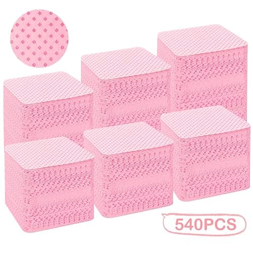 Lint Free Nail Wipes, 540PCS Nail Supplies Nail Polish Remover Wipes, Super Absorbent Soft Nail Wipes for Fingernail Polish Remover and Eyelash Extension Wipes for Nail Art thumbnail 8