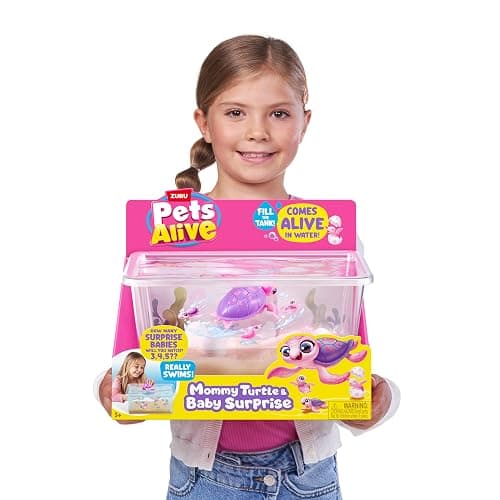 Pets Alive Mommy Turtle Surprise by ZURU, Robot Toy Pet Turtle thumbnail 7