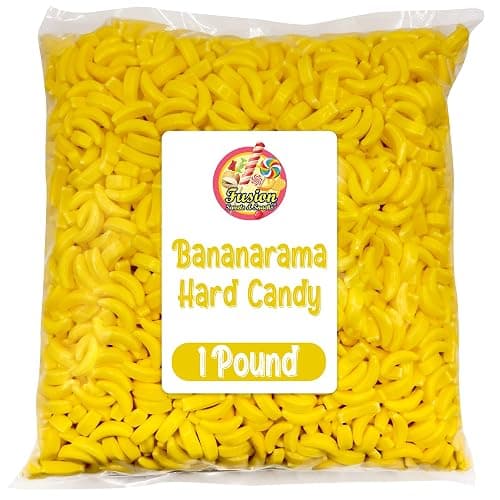 Bananarama Banana Candy – 1 LB Bulk Banana Flavored Hard Candy – Yellow Banana Candies – Candy Bananas for Gumball Machine Refills, Buffets, Party Favors, Gifts & More thumbnail 3