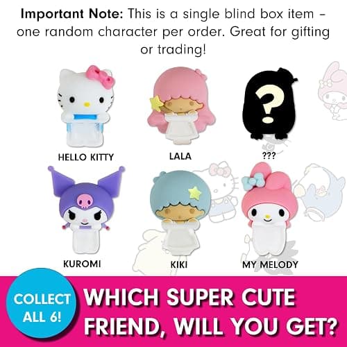Sonix x Sanrio Hello Kitty & Friends Peekers - Pastel Series Blind Box - Adhesive Decorative Mini Figures - Includes Hello Kitty, My Melody, Kuromi, Little Twin Stars, or Mystery Character thumbnail 2