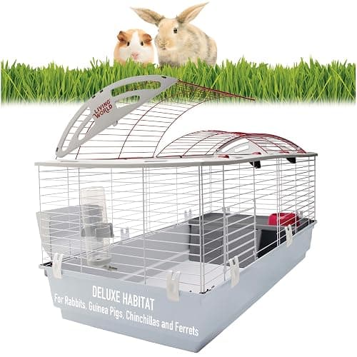 Living World - Deluxe Hybrid Habitat, X-Large - Rabbit, Guinea Pig, Chinchillas, and Small Animal Cage thumbnail 2