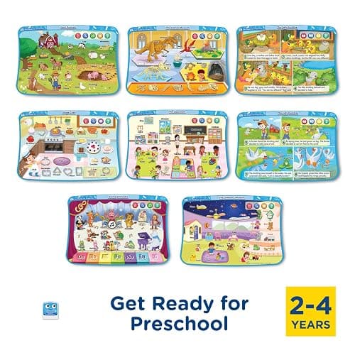 VTech Touch and Learn Activity Desk Deluxe 4-in-1 Pre-Kindergarten Expansion Pack Bundle for Age 2-4 thumbnail 3