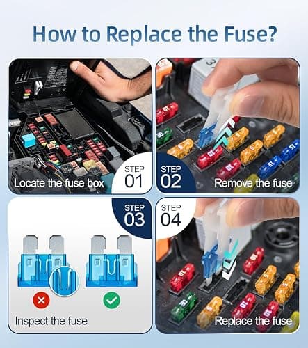 JOREST 360Pcs Car Fuse Assortment Kit, 160 Mini Blade Fuses Automotive + 90 Standard Auto Fuses + 50 Micro Fuse + 60 Micro2 – for RV/Truck/Motorcycle(2A 3A 5A 7.5A 10A 15A 20A 25A 30A 35A 40A) thumbnail 4