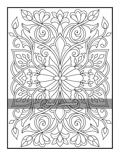 100 Amazing Patterns: An Adult Coloring Book with Fun, Easy, and Relaxing Coloring Pages thumbnail 47