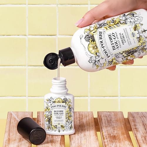 Poo-Pourri Before-You-Go Pocket Toilet Spray, Lavender Vanilla, 1 Fl Oz | Travel Essentials On-The-Go Bathroom Odor Deodorizer with Essential Oils, TSA Approved Size, Up to 50 Uses thumbnail 10