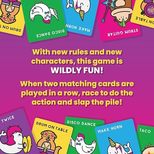 Wild, Wild Taco – by Taco Cat Goat Cheese Pizza - Hilarious, Fast-Paced Slap-Jack Card Game for Kids, Teens, and Adults. Family Friendly Party Game. Great Gift for Kids Ages 7+, 2-8 Players, 10 min thumbnail 4